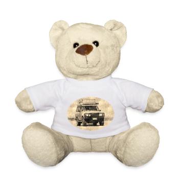Voiture, 4x4, Hors route, Voyage, Australie - Nounours - blanc - Devant