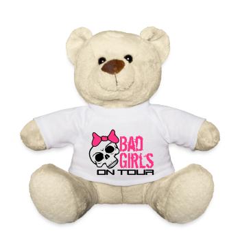 schaedel totenkopf boese bad gefaehrlich on tour u - Teddy - Weiß - Vorne