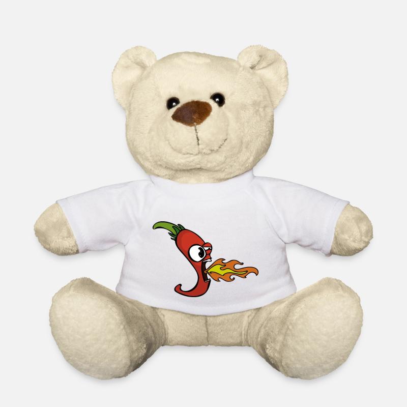Scharfes Chili - Teddy - Weiß
