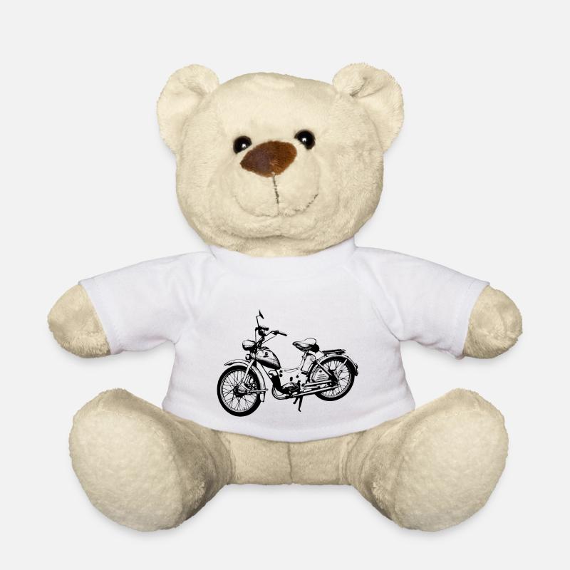 Moped Simson SR 2 - Teddy Bear - white