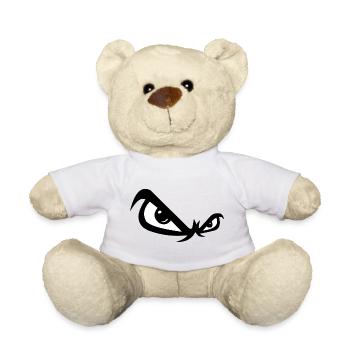 Evil look - Teddy Bear - white - Front