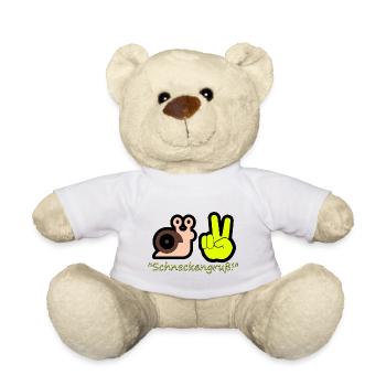Salutation des escargots - Nounours - blanc - Devant