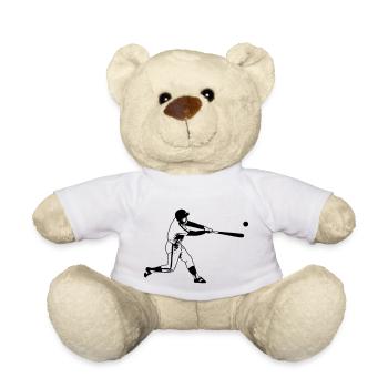 baseballer - Teddy - Weiß - Vorne