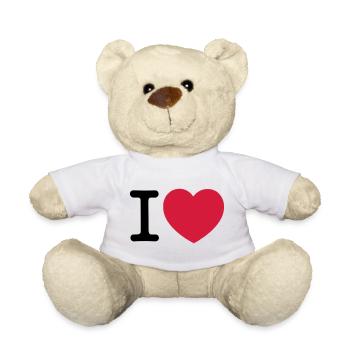 I Love... - Teddy Bear - white - Front