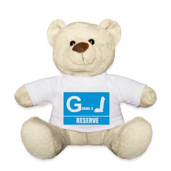 garage a bites reserve humour sexe - Nounours - blanc - Devant