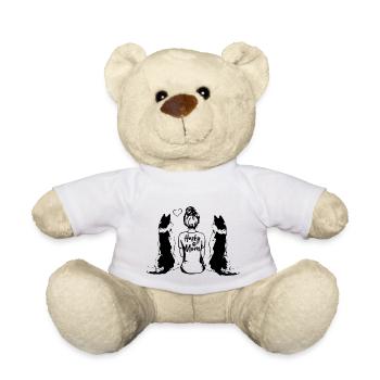 husky mom - Nounours - blanc - Devant