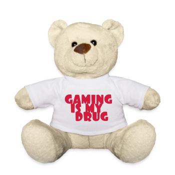 Gamer / Gaming - Nounours - blanc - Devant