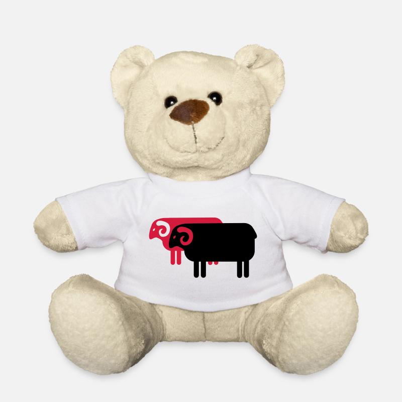 Heidschnucken Lüneburger Heide - Teddy - Weiß