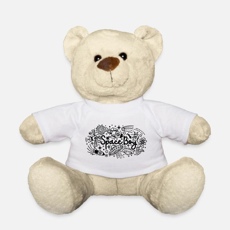 Space Boy - Teddy - Weiß