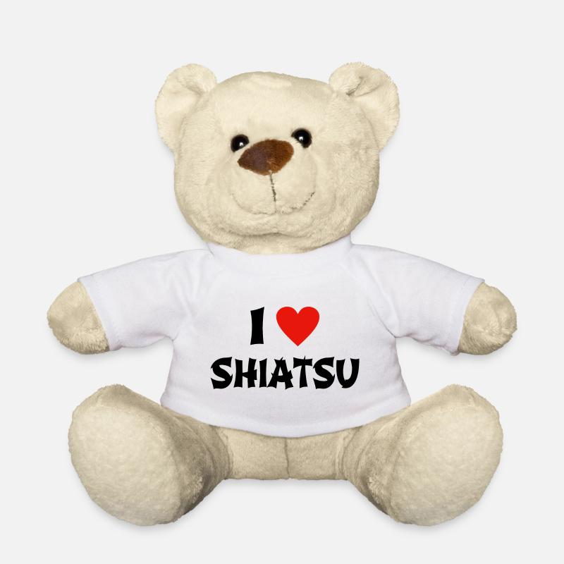 J'adore le shiatsu - Nounours - blanc
