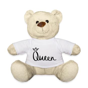 Queen - Teddy Bear - white - Front