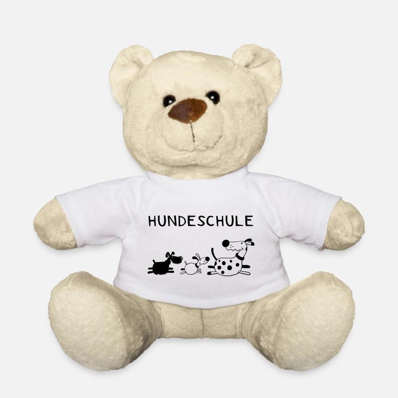 Lustige Hundeschule - Hund - Hunde - Comic - Teddy - Weiß