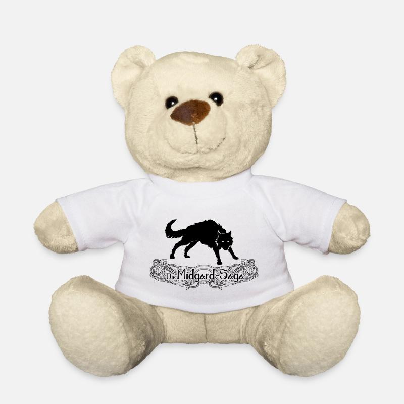 La saga Midgard - Jötunheim - Fenrir noir - Nounours - blanc