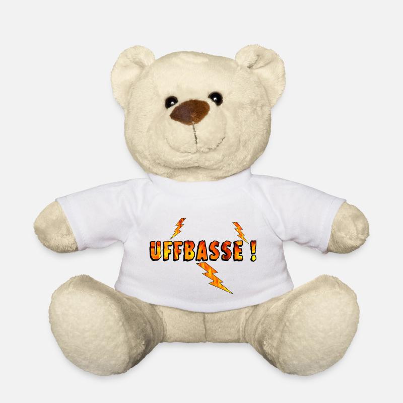 Uffbasse mit Blitzen, Pälzer Sprich - Teddy - Weiß