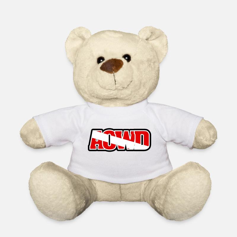 AOWD ADVANCED OPEN WATER DIVER TAUCHERFLAGGE - Teddy - Weiß