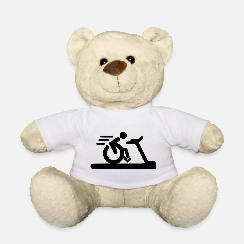 Fitness im Rollstuhl # - Teddy - Weiß