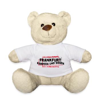 Frankfurt - kämpfen und siegen - Teddy - Weiß - Vorne