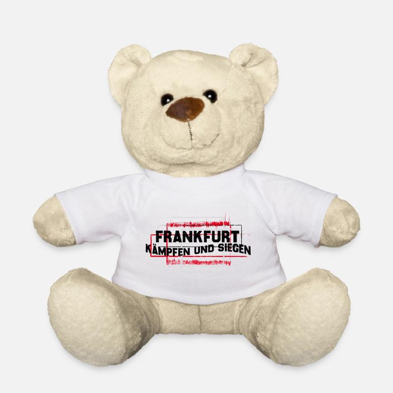 Frankfurt - kämpfen und siegen - Teddy - Weiß