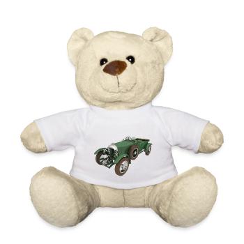 Schöner Oldtimer, Auto, KFZ - Teddy - Weiß - Vorne