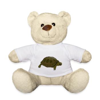 Tortoise - Teddy Bear - white - Front