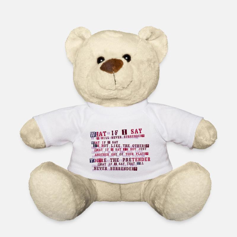 the pretender - Teddy Bear - white