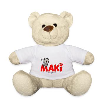 Maki aus Madagaskar - Teddy - Weiß - Vorne