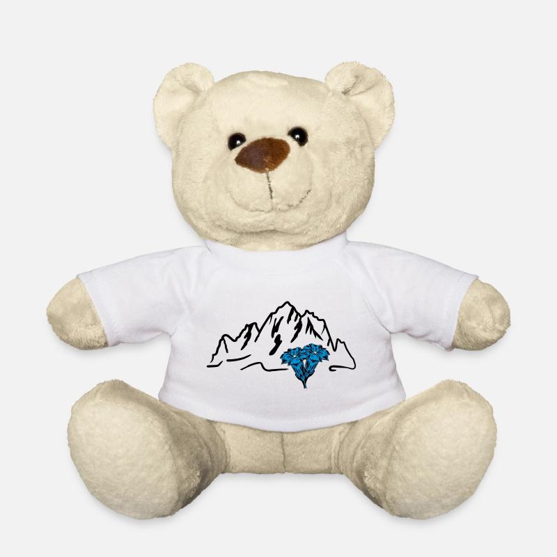 Berg und Enzian - Teddy - Weiß