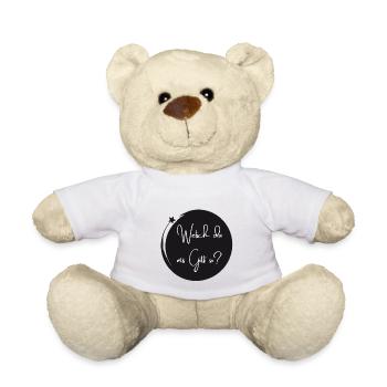 Wetsch du mis Gotti si? - Teddy - Weiß - Vorne
