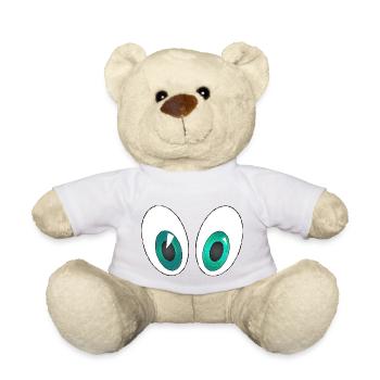 Eyes 3 - Teddy Bear - white - Front