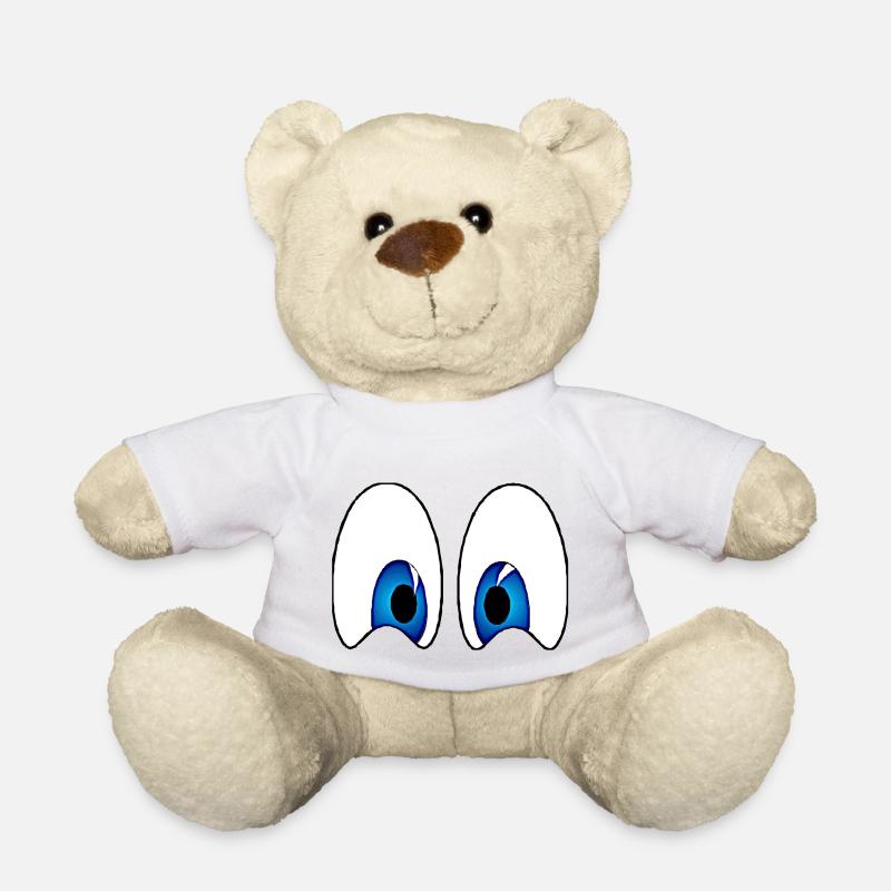 Yeux 4 - Nounours - blanc