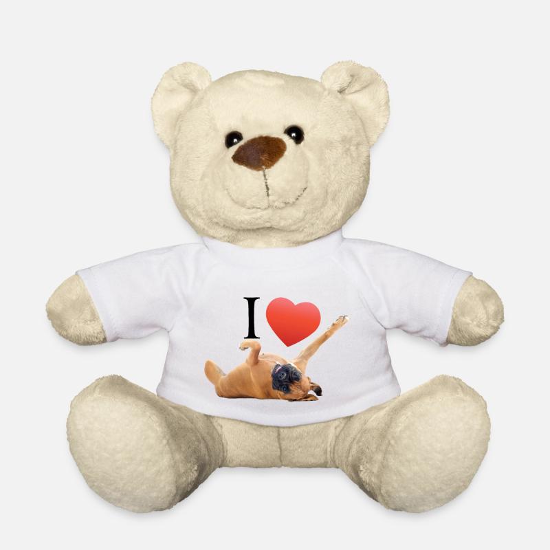 J'aime les chiens - Nounours - blanc
