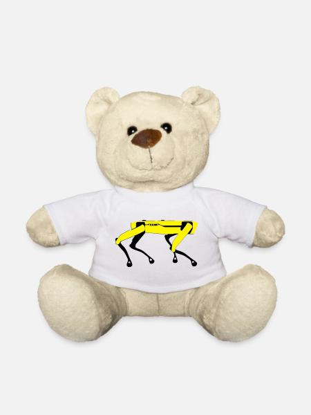 Roboter Spot Boston Dynamics Black Mirror Hund Dog - Teddy - Weiß