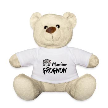 Mr. GROGNON - Teddy Bear - white - Front