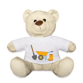 Gartenarbeit - Teddy - Weiß - Vorne