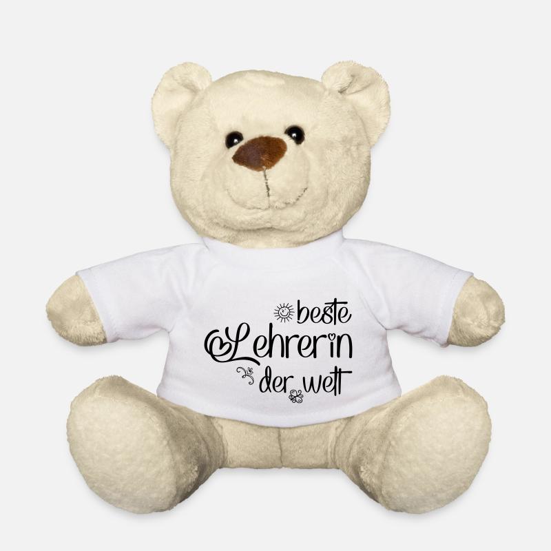 Beste Lehrerin der Welt - Teddy - Weiß