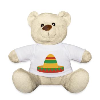 sombrero mexico - Nounours - blanc - Devant