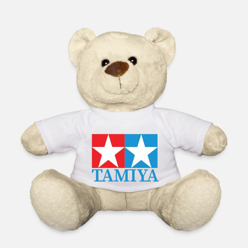 Tamiya Logo - Teddy Bear - white
