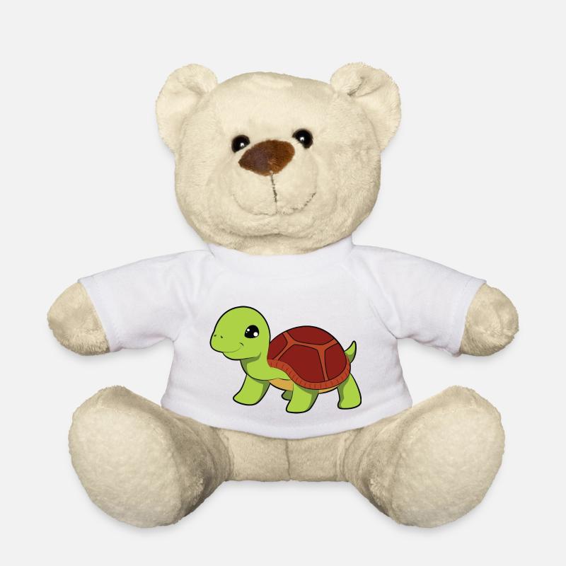 Schildkröte - Teddy - Weiß