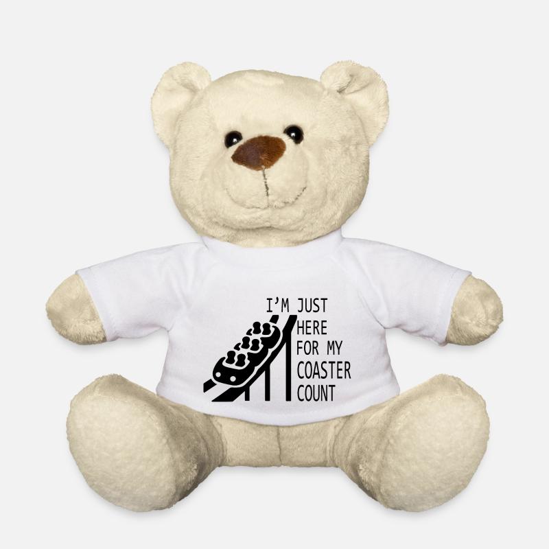 Rollercoaster Roller Coaster - Teddy Bear - white