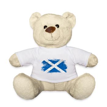 Schottland Vintage Flagge - Teddy - Weiß - Vorne