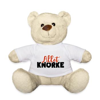 ALLET KNORKE Paletti Berliner Mundart - Teddy - Weiß - Vorne