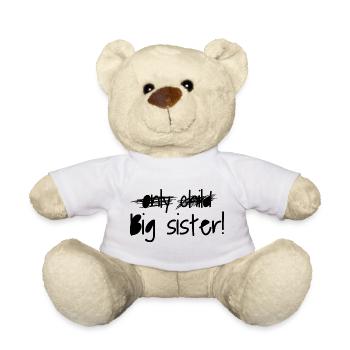 Große Schwester - Teddy - Weiß - Vorne