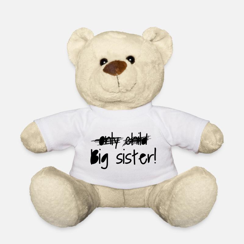 Große Schwester - Teddy - Weiß