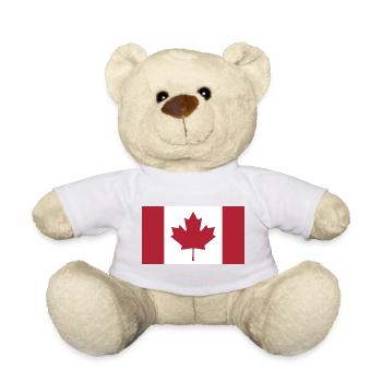 Kanada Flagge Telefonhülle - Teddy - Weiß - Vorne
