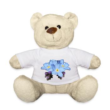 Forget-me-not - Teddy Bear - white - Front