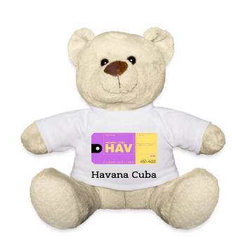 Havana Cuba - Teddy Bear - white - Front