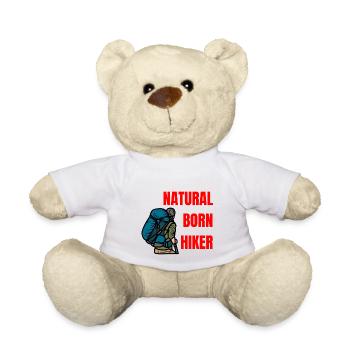 Natural born hiker - Teddy Bear - white - Front