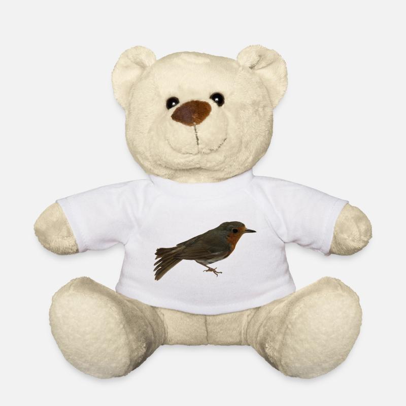 Robin - Teddy Bear - white