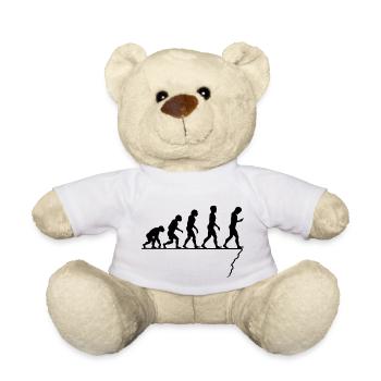 Evolution der Menschheit - Teddy - Weiß - Vorne