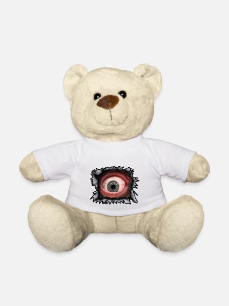 Auge - Teddy - Weiß